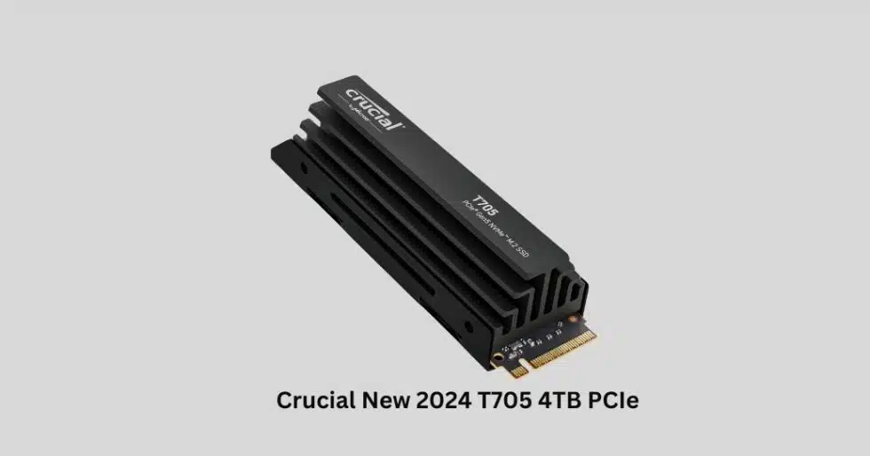 Crucial New 2024 T705 4TB PCIe Gen5 NVMe M.2 SSD